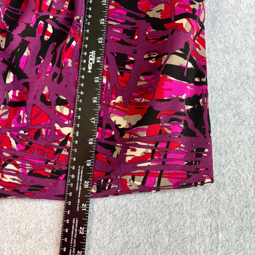 Ann Taylor Pencil Skirt Abstract Print Career Office Wear Size 6 - Picture 9 of 11